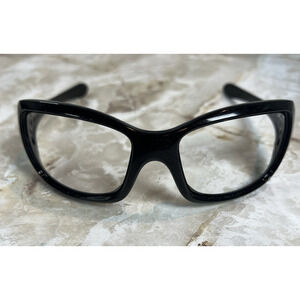 Oakley Ravishing Sunglasses Black w/ Red Flake USA Made 03-402 61 17 FRAMES ONLY